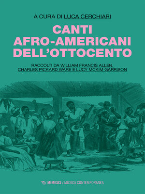 cover image of Canti afro-americani dell'Ottocento